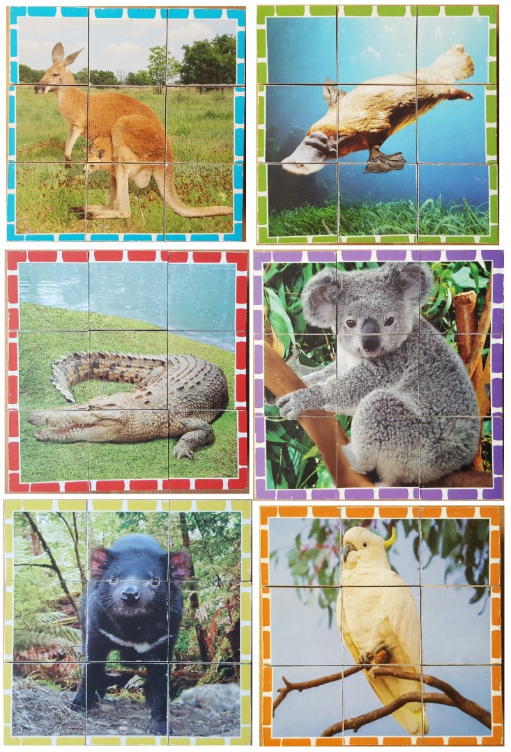 Australian Animal Cube Puzzle