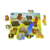 Match the pattern with the right animal in our Wild Animal Wooden Peg Puzzle!