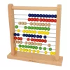 Learn to count and add with the Wooden Abacus with Metal Bars!