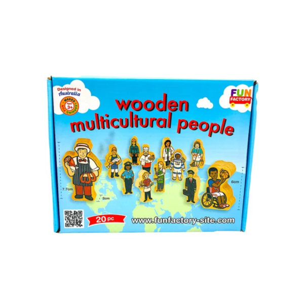 Learn about diversity and different cultures with our Wooden Multicultural People Set!