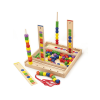 Have fun while learning with the Wooden Sequencing Beads Set!